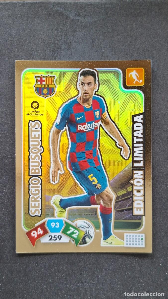 Cromos de Futebol: L1 SERGIO BUSQUETS F. C. BARCELONA EDICION LIMITADA PANINI ADRENALYN XL LIGA 2019/20 19 20