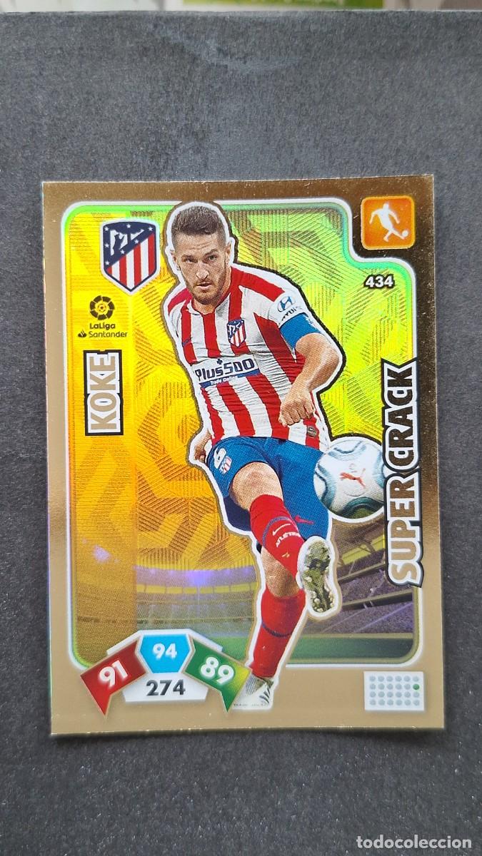 Cromos de F&uacute;tbol: L1 KOKE ATLETICO DE MADRID 434 SUPER CRACK PANINI ADRENALYN XL LIGA 2019/20 19 20