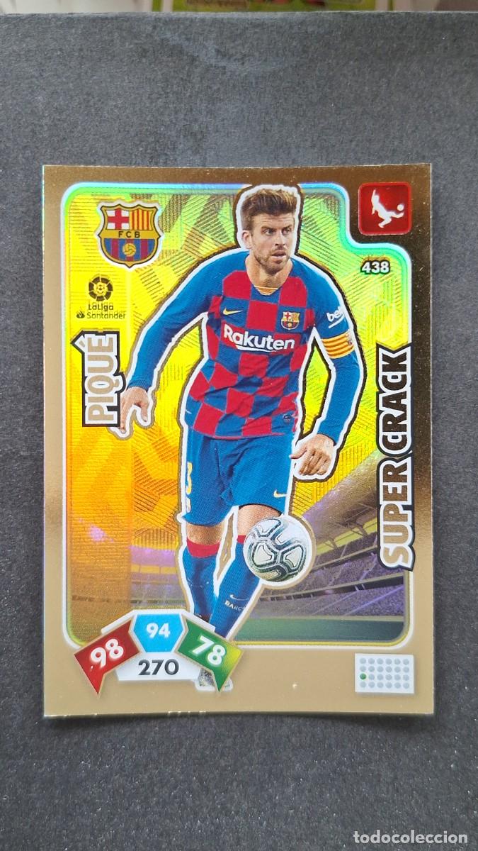 Cromos de F&uacute;tbol: L1 PIQUE F. C. BARCELONA 438 SUPER CRACK PANINI ADRENALYN XL LIGA 2019/20 19 20