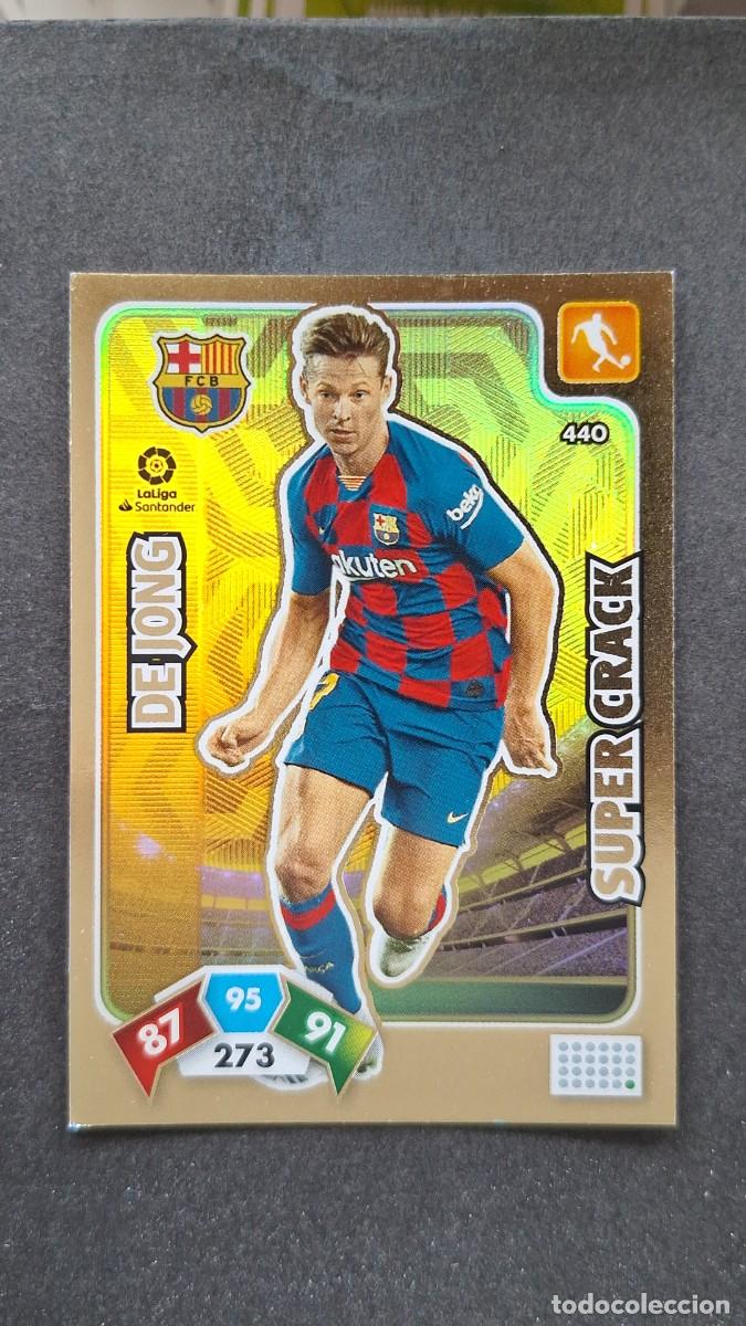 Cromos de F&uacute;tbol: L1 DE JONG F. C. BARCELONA 440 SUPER CRACK PANINI ADRENALYN XL LIGA 2019/20 19 20