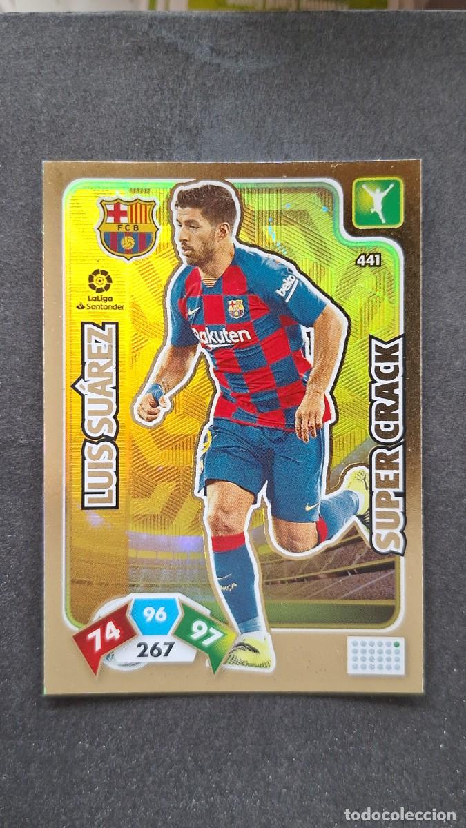 Cromos de F&uacute;tbol: L1 LUIS SUAREZ F. C. BARCELONA 441 SUPER CRACK PANINI ADRENALYN XL LIGA 2019/20 19 20