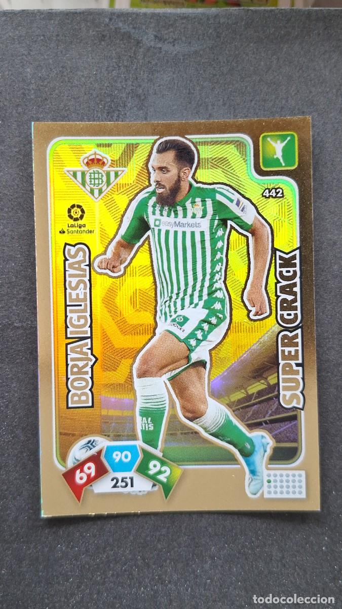 Cromos de F&uacute;tbol: L1 BORJA IGLESIAS REAL BETIS BALOMPIE 442 SUPER CRACK PANINI ADRENALYN XL LIGA 2019/20 19 20