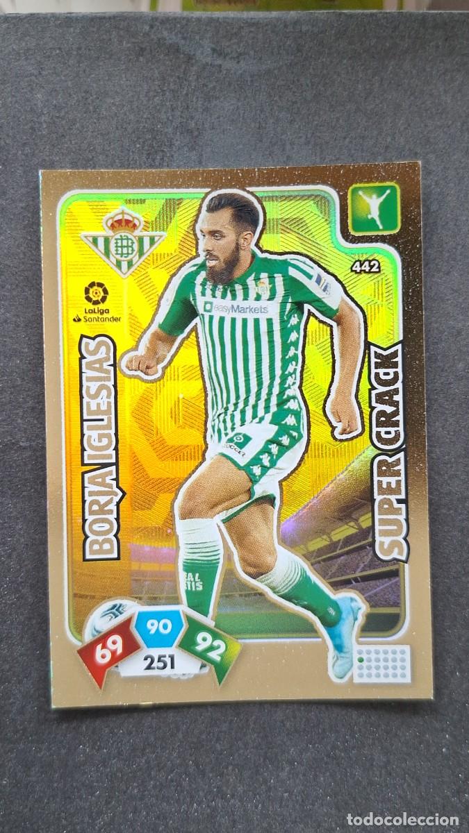 Cromos de F&uacute;tbol: L1 BORJA IGLESIAS REAL BETIS BALOMPIE 442 SUPER CRACK PANINI ADRENALYN XL LIGA 2019/20 19 20