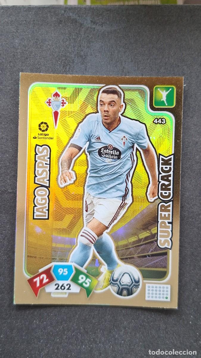 Cromos de F&uacute;tbol: L1 IAGO ASPAS CELTA DE VIGO 443 SUPER CRACK PANINI ADRENALYN XL LIGA 2019/20 19 20