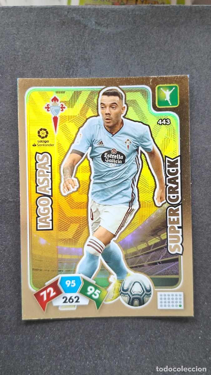 Cromos de F&uacute;tbol: L1 IAGO ASPAS CELTA DE VIGO 443 SUPER CRACK PANINI ADRENALYN XL LIGA 2019/20 19 20