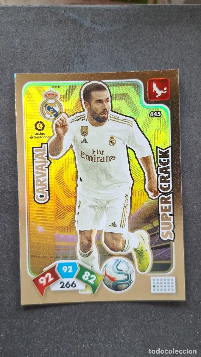 Cromos de F&uacute;tbol: L1 CARVAJAL REAL MADRID 445 SUPER CRACK PANINI ADRENALYN XL LIGA 2019/20 19 20