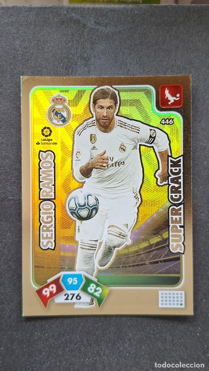 Cromos de F&uacute;tbol: L1 SERGIO RAMOS REAL MADRID 446 SUPER CRACK PANINI ADRENALYN XL LIGA 2019/20 19 20