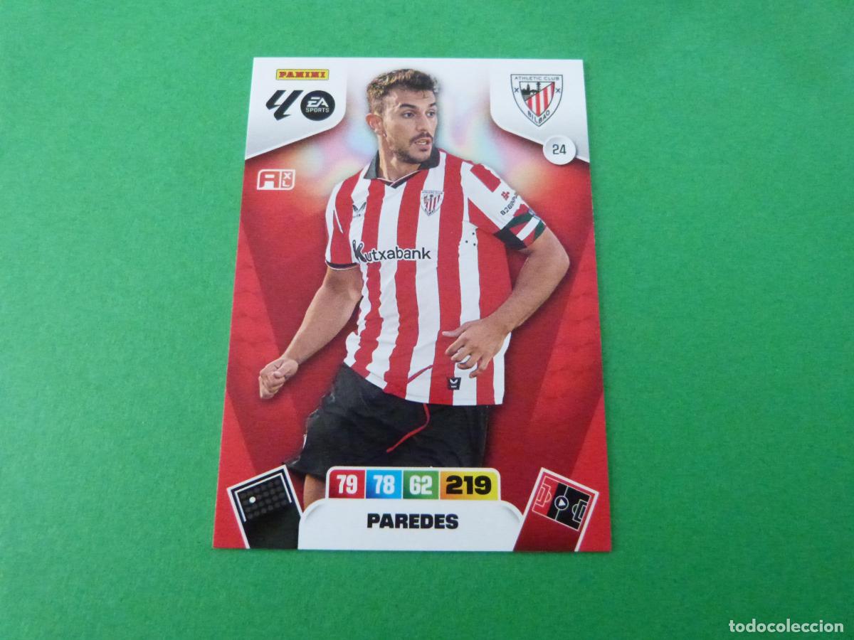 Cromos de F&uacute;tbol: TRADING CARD FUTBOL PAREDES ATH. BILBAO N&ordm; 24 LIGA ADRENALYN XL 2025-2026/25-26 PANINI