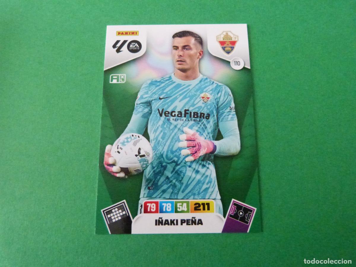 Cromos de F&uacute;tbol: TRADING CARD FUTBOL I&Ntilde;AKI PE&Ntilde;A ELCHE C.F. N&ordm; 110 LIGA ADRENALYN XL 2025-2026/25-26 PANINI