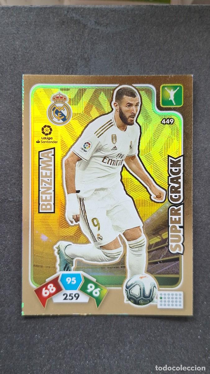 Cromos de F&uacute;tbol: L1 BENZEMA REAL MADRID 449 SUPER CRACK PANINI ADRENALYN XL LIGA 2019/20 19 20