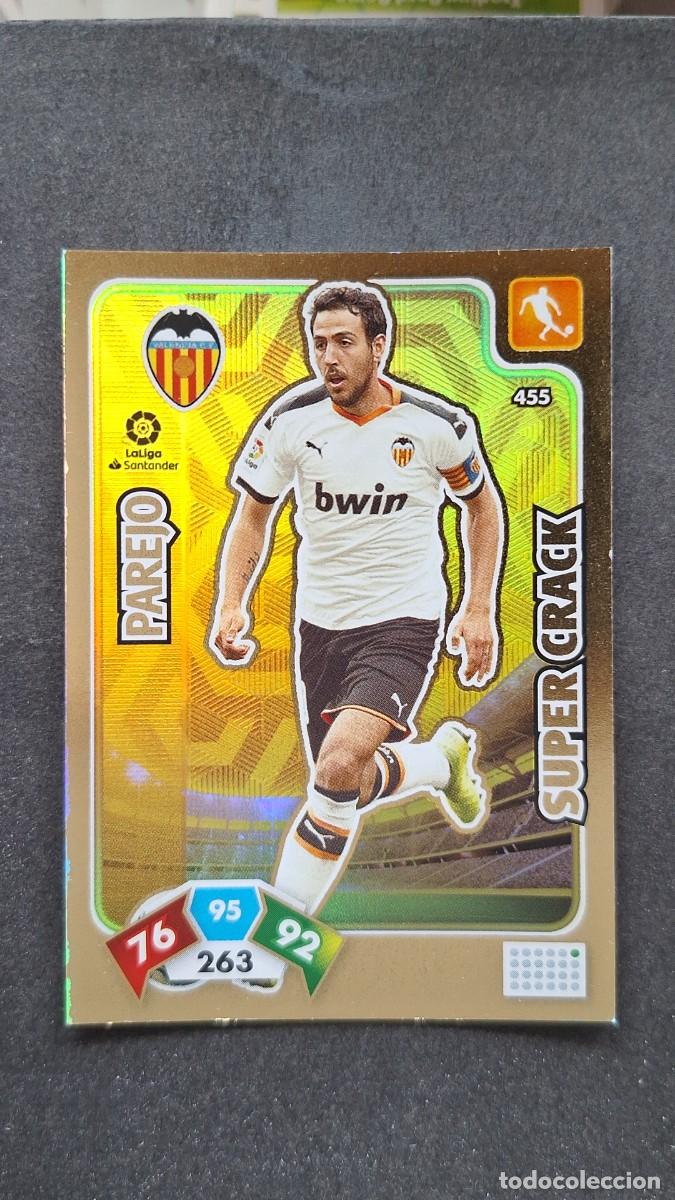 Cromos de F&uacute;tbol: L1 PAREJO VALENCIA C. F. 455 SUPER CRACK PANINI ADRENALYN XL LIGA 2019/20 19 20