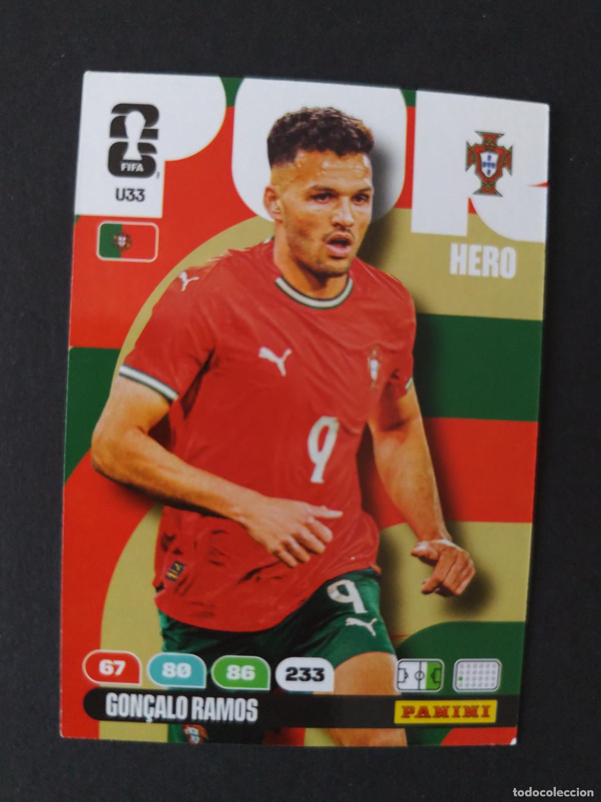 Cromos de F&uacute;tbol: U33 GON&Ccedil;ALO RAMOS ACTUALIZACI&Oacute;N UPDATE PORTUGAL ADRENALYN MUNDIAL FIFA WORLD CUP 2026 PANINI