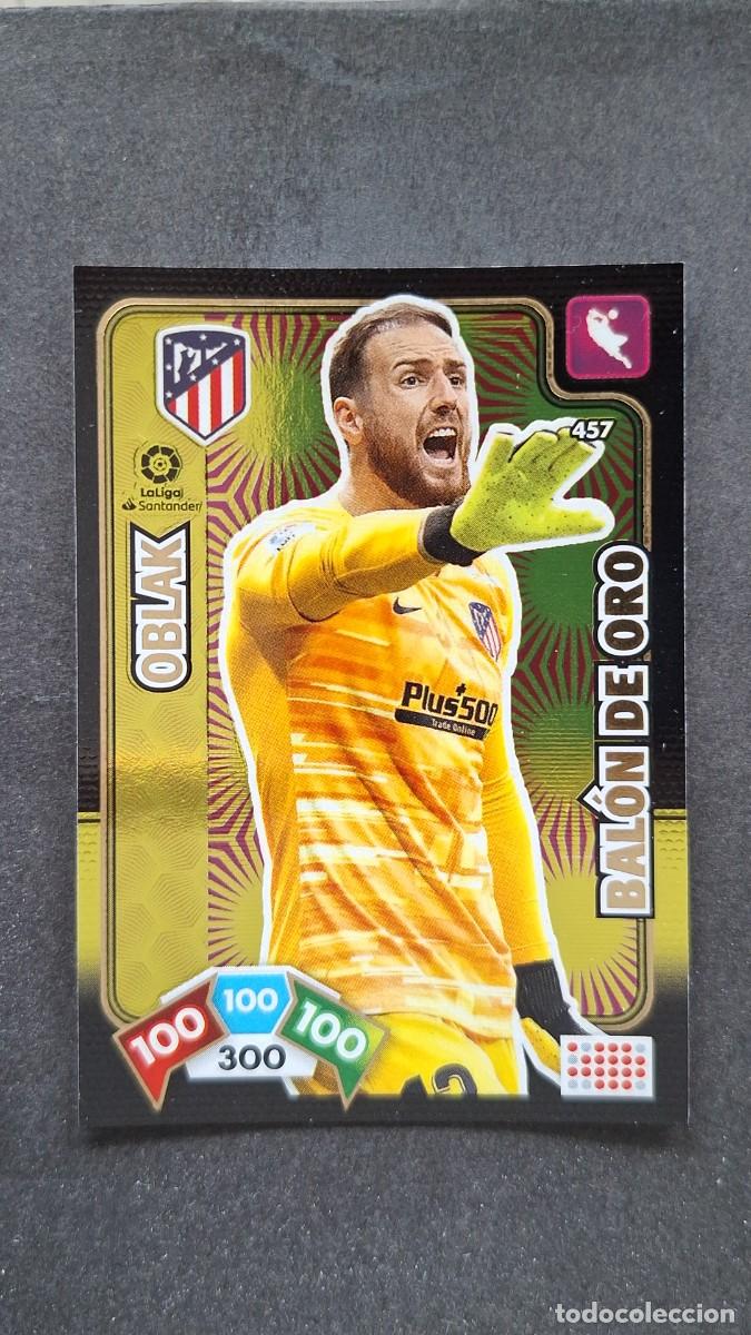 Cromos de F&uacute;tbol: L1 OBLAK ATLETICO DE MADRID 457 BALON DE ORO PANINI ADRENALYN XL LIGA 2019/20 19 20