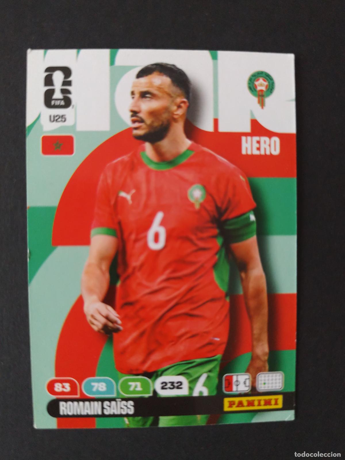 Cromos de F&uacute;tbol: U25 ROMAIN SA&Iuml;SS ACTUALIZACI&Oacute;N UPDATE MARRUECOS ADRENALYN MUNDIAL FIFA WORLD CUP 2026 PANINI