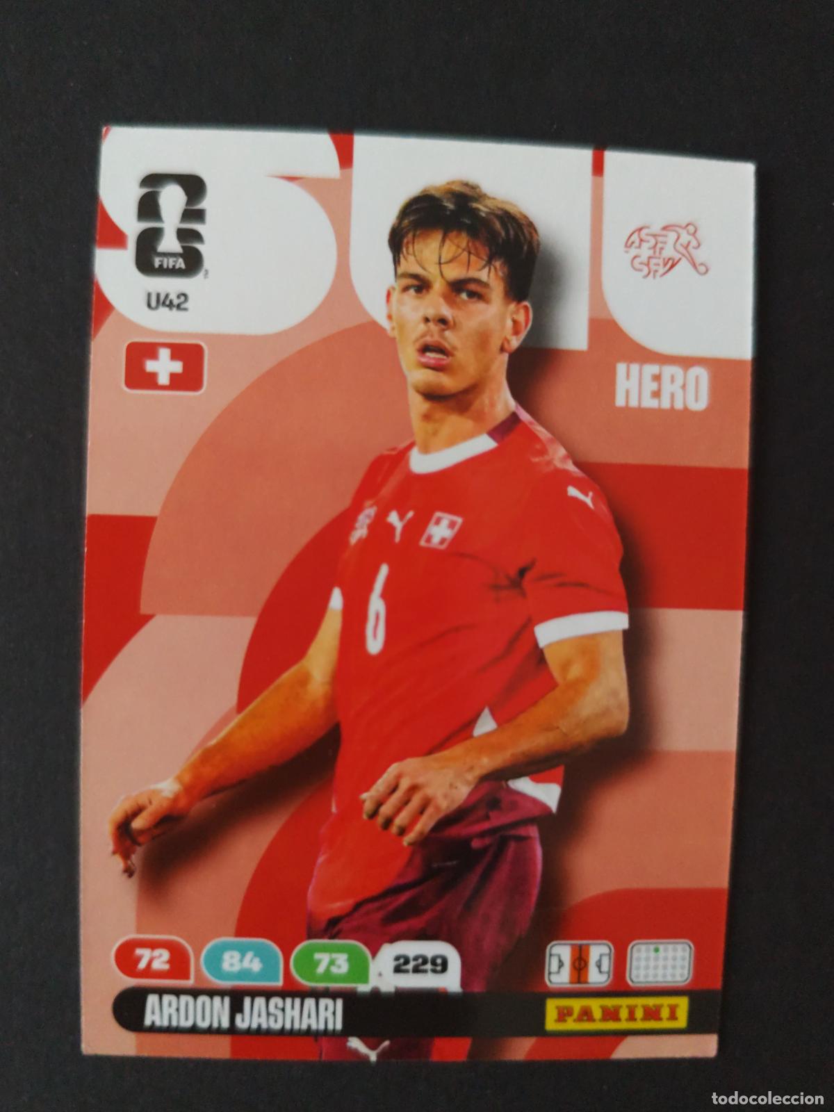 Cromos de F&uacute;tbol: U42 ARDON JASHARI ACTUALIZACI&Oacute;N UPDATE SUIZA ADRENALYN MUNDIAL FIFA WORLD CUP 2026 PANINI