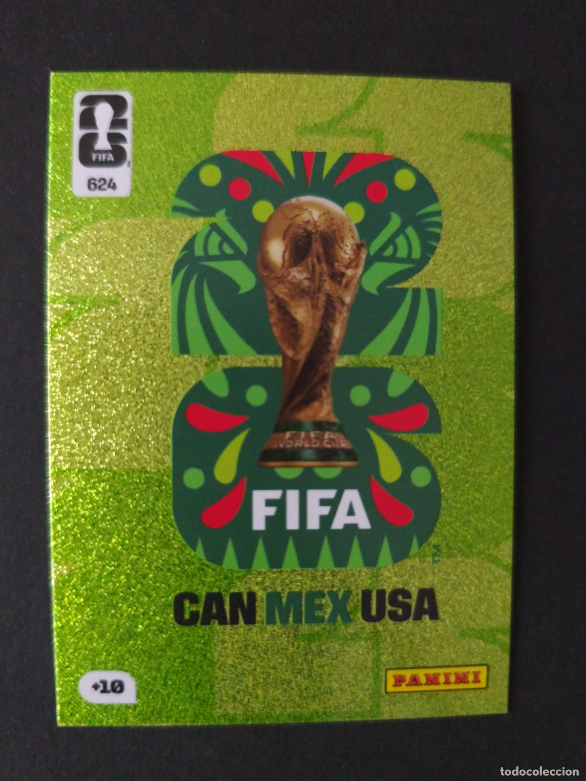 Cromos de F&uacute;tbol: 624 EMBLEMA OFICIAL OFFICIAL PARALELA VERDE GREEN ADRENALYN MUNDIAL FIFA WORLD CUP 2026 PANINI