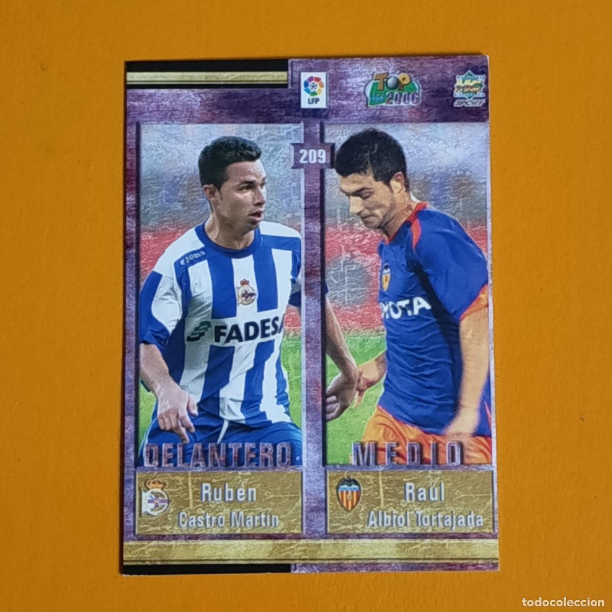 Cromos de F&uacute;tbol: 209 RUBEN CASTRO/ALBIOL/DAVID L&Oacute;PEZ/KEPA. TOP 2006 MUNDICROMO