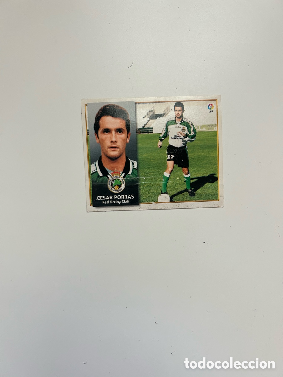 Cromos de F&uacute;tbol: Cesar Porras Coloca Dif&iacute;cil 98 99 1998 1999 Liga este Sin pegar (Leer descripci&oacute;n)