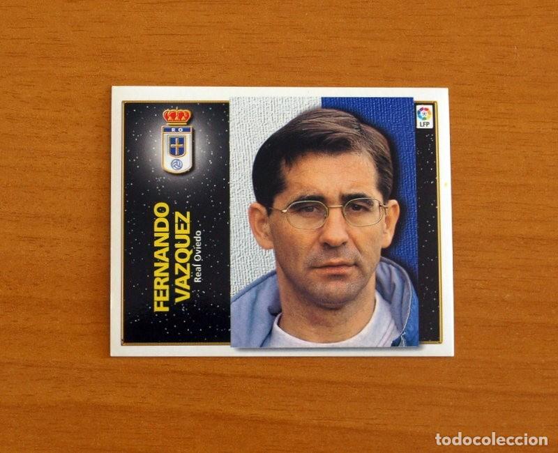 Cromos de F&uacute;tbol: Real Oviedo - Fernando V&aacute;zquez, Entrenador - Ediciones Este Liga 1998-1999, 98-99 - Nunca pegado