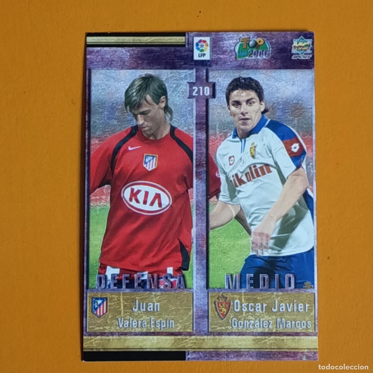 Cromos de F&uacute;tbol: 210 VALERA/&Oacute;SCAR/LLORENTE/ALEXIS. TOP 2006 MUNDICROMO