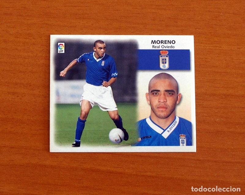Cromos de F&uacute;tbol: Real Oviedo - Moreno - Ediciones Este Liga 1999-2000, 99-00 - nunca pegado
