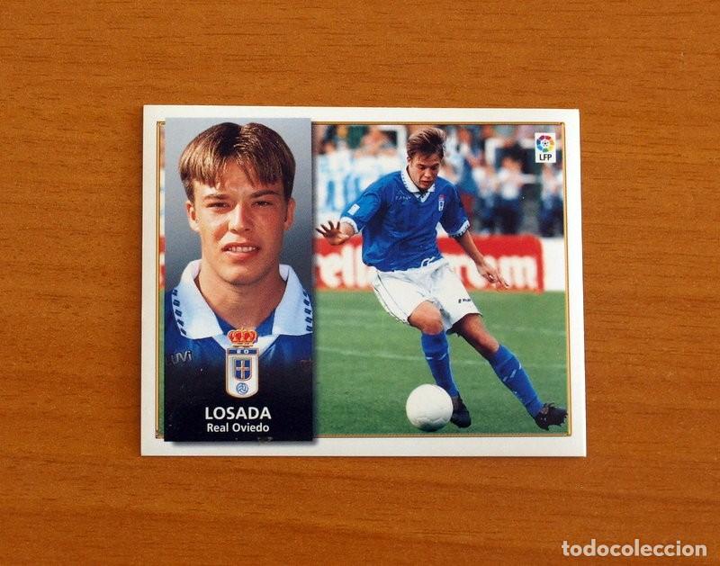Cromos de F&uacute;tbol: Real Oviedo - Losada - BAJA - Ediciones Este Liga 1998-1999, 98-99 - Nunca pegado
