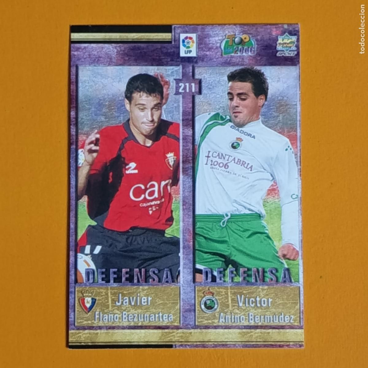Cromos de F&uacute;tbol: 211 JAIME/MIKEL GONZ&Aacute;LEZ/JAVIER FLA&Ntilde;O/VICTOR. TOP 2006 MUNDICROMO