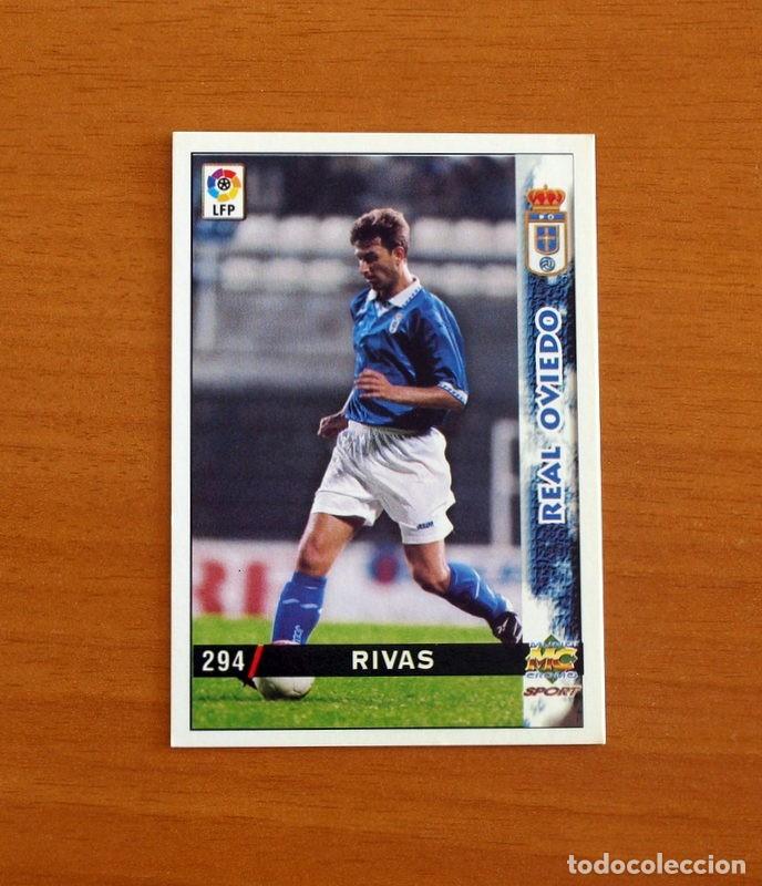 Cromos de F&uacute;tbol: Real Oviedo - N&ordm; 294 Rivas - Mundicromo Las Fichas de la Liga 1998-1999-98-99