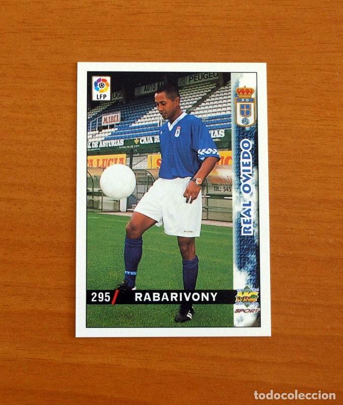 Cromos de F&uacute;tbol: Real Oviedo - N&ordm; 295 Rabarivony - Mundicromo Las Fichas de la Liga 1998-1999-98-99