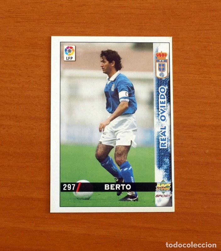 Cromos de F&uacute;tbol: Real Oviedo - N&ordm; 297 Berto - Mundicromo Las Fichas de la Liga 1998-1999-98-99