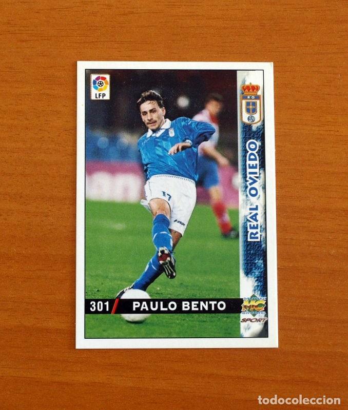 Cromos de F&uacute;tbol: Real Oviedo - N&ordm; 301 Paulo Bento - Mundicromo Las Fichas de la Liga 1998-1999-98-99