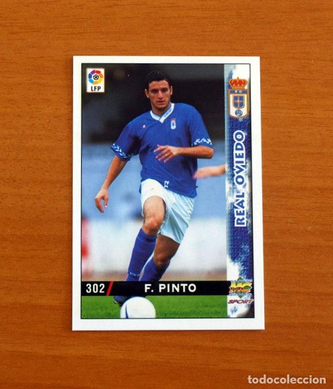 Cromos de F&uacute;tbol: Real Oviedo - N&ordm; 302 Fabio Pinto - Mundicromo Las Fichas de la Liga 1998-1999-98-99