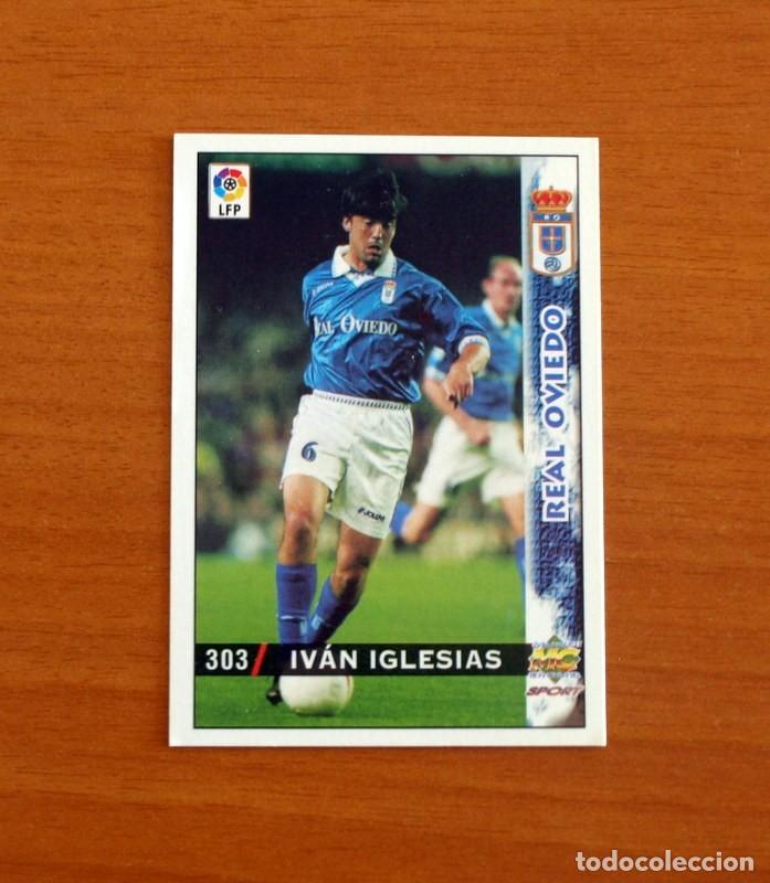 Cromos de F&uacute;tbol: Real Oviedo - N&ordm; 303 Iv&aacute;n Iglesias - Mundicromo Las Fichas de la Liga 1998-1999-98-99