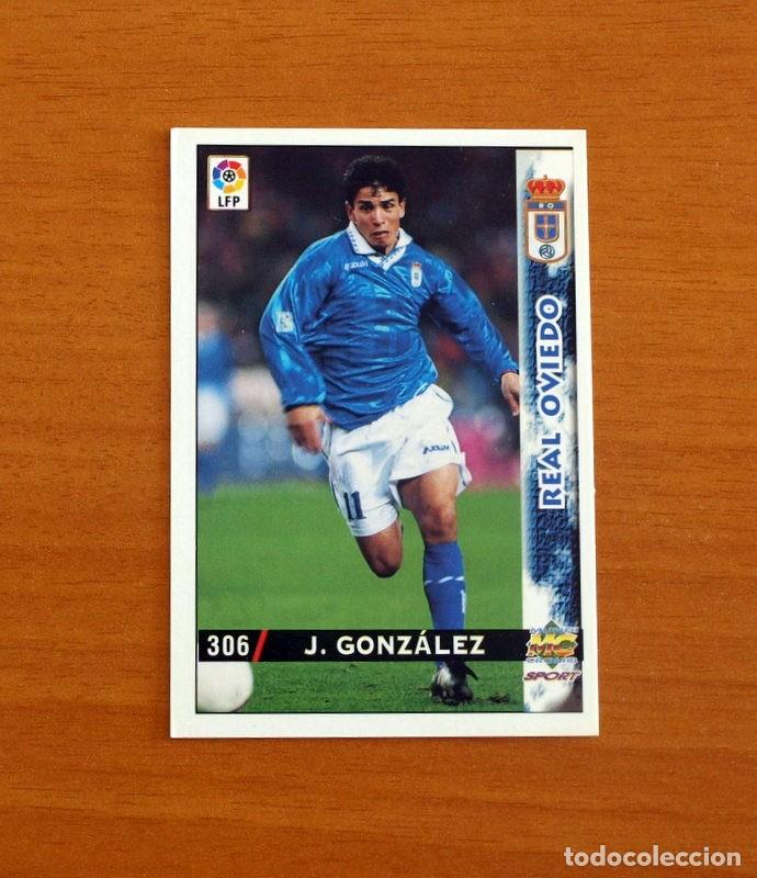 Cromos de F&uacute;tbol: Real Oviedo - N&ordm; 306 Juan Gonz&aacute;lez - Mundicromo Las Fichas de la Liga 1998-1999-98-99