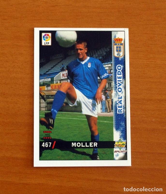 Cromos de F&uacute;tbol: Real Oviedo -N&ordm; 467 Moller -&Uacute;ltima Hora -Mundicromo Las Fichas de la Liga 1998-1999-98-99