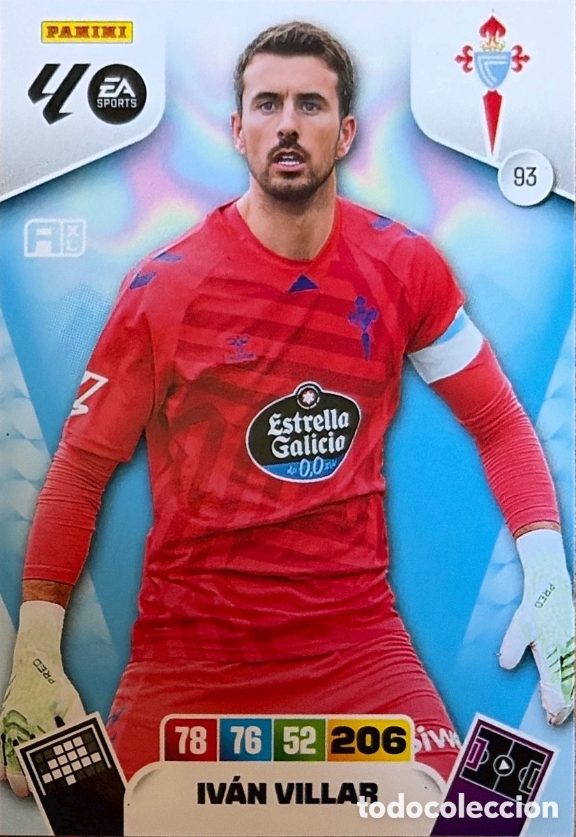 Football Stickers: 93.- IVAN VILLAR (R. CELTA) ADRENALYN XL LIGA 2025/26 (PANINI)
