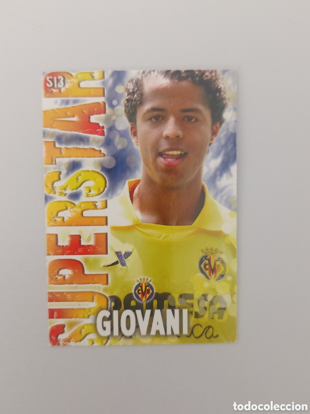 Cromos de F&uacute;tbol: ❇️ CROMO ⚽ GIOVANI VILLARREAL 513 SUPERSTAR FICHAS LIGA QUIZ 2014 2013 13 14 MUNDICROMO ❇️