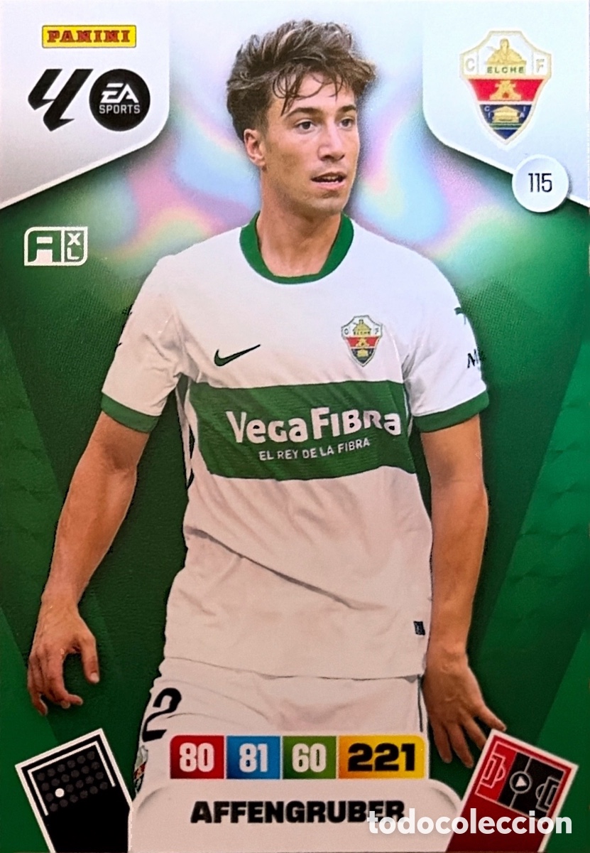 Cromos de F&uacute;tbol: 115. - AFFENGRUBER (ELCHE) ADRENALYN XL LIGA 2025/26 (PANINI)