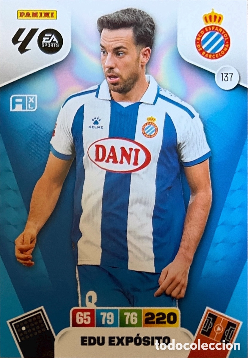 Cromos de F&uacute;tbol: 137. - EDU EXPOSITO (ESPANYOL) ADRENALYN XL LIGA 2025/26 (PANINI)
