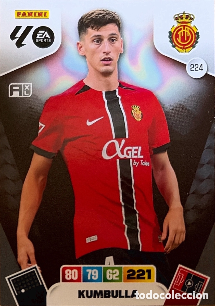 Fu&szlig;ball-Sticker: 224.- KUMBULLA (MALLORCA) ADRENALYN XL LIGA 2025/26 (PANINI)