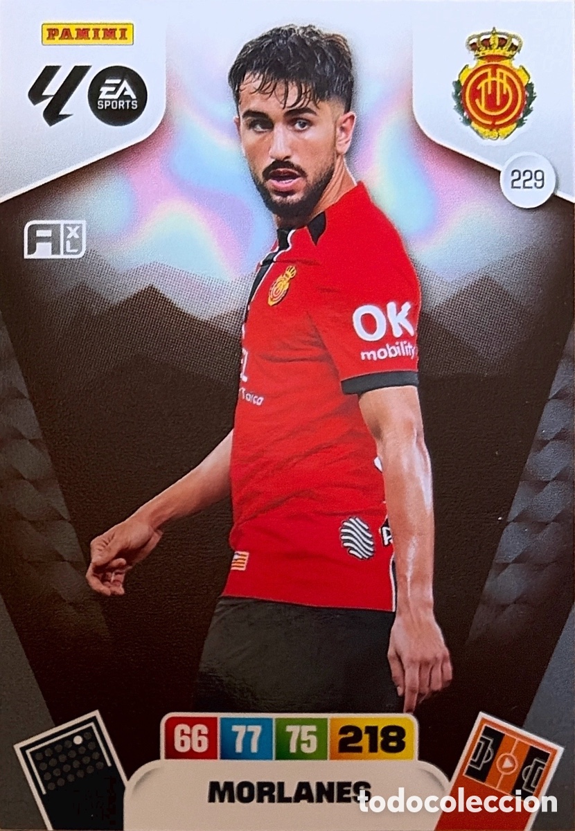 Fu&szlig;ball-Sticker: 229.- MORLANES (MALLORCA) ADRENALYN XL LIGA 2025/26 (PANINI)