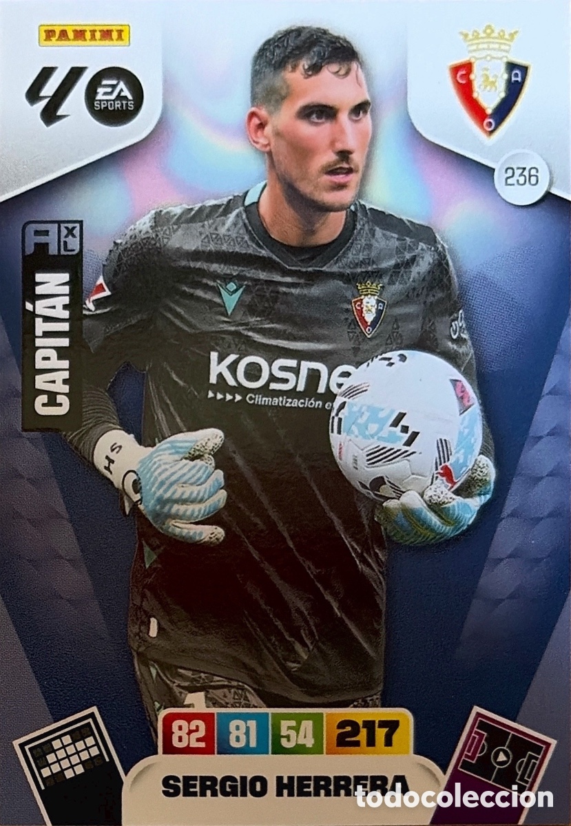 Fu&szlig;ball-Sticker: 236.- SERGIO HERRERA (OSASUNA) ADRENALYN XL LIGA 2025/26 (PANINI)