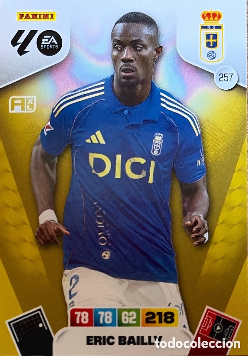 Fu&szlig;ball-Sticker: 257.- ERIC BAILLY (R. OVIEDO) ADRENALYN XL LIGA 2025/26 (PANINI)