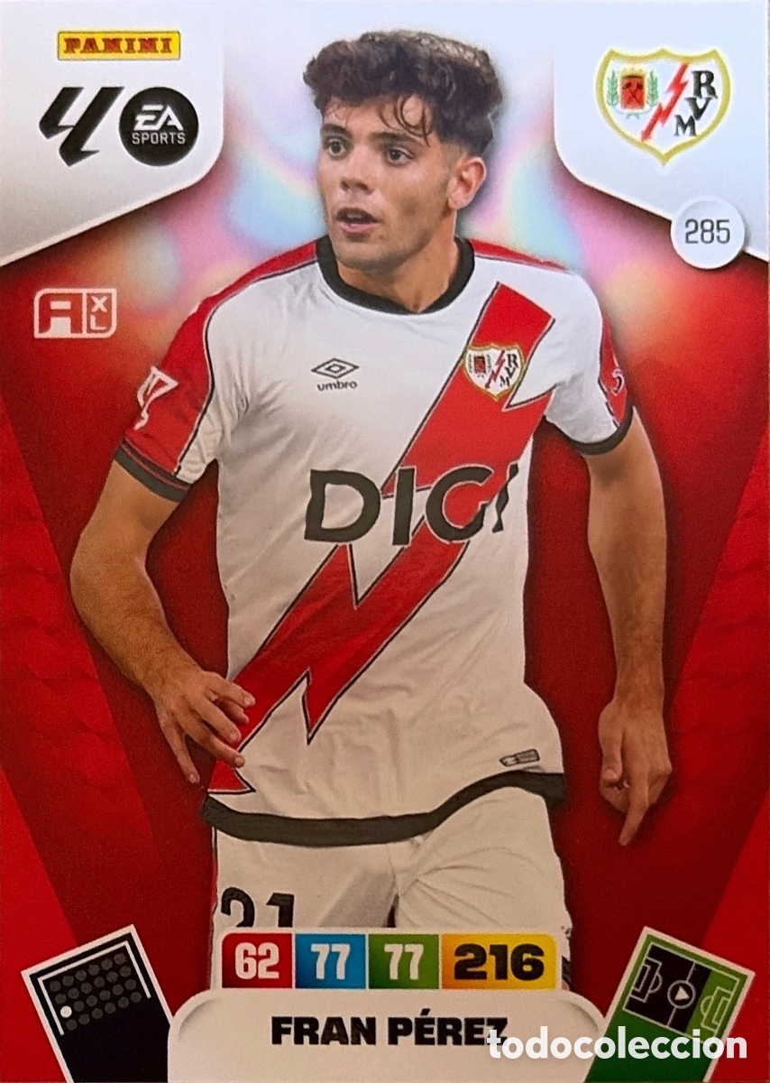 Fu&szlig;ball-Sticker: 285.- FRAN PEREZ (RAYO VALLECANO) ADRENALYN XL LIGA 2025/26 (PANINI)