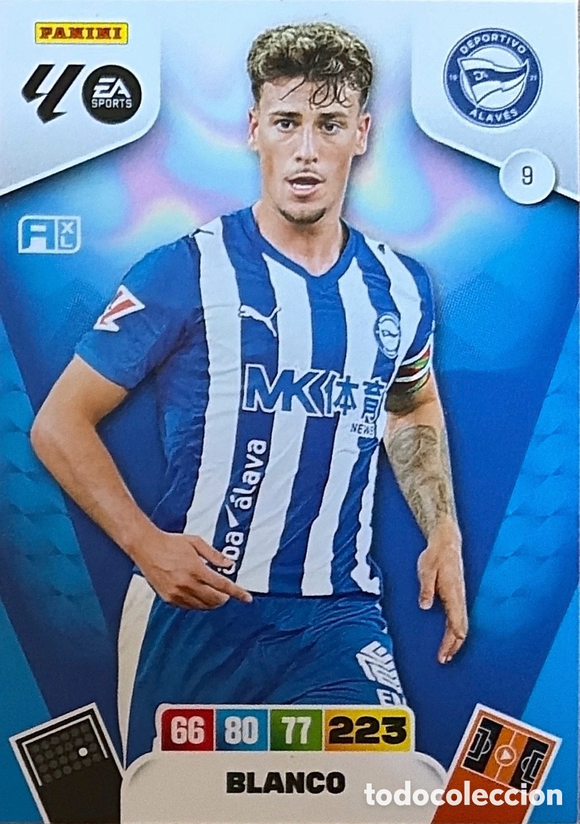 Fu&szlig;ball-Sticker: 9- Blanco (ALAVES) ADRENALYN XL LIGA 2025/26 (PANINI)