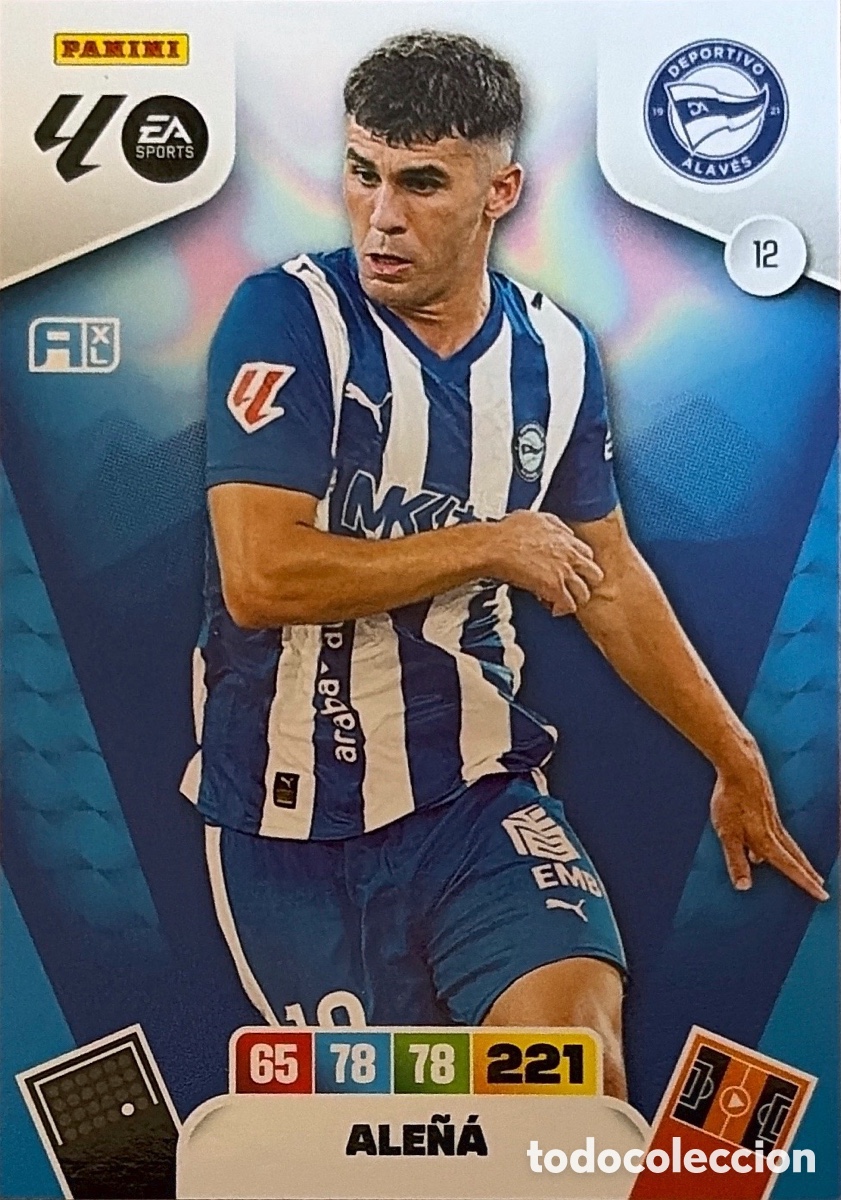 Cartes &agrave; collectionner de Football: 12- Ale&ntilde;&aacute; (ALAVES) ADRENALYN XL LIGA 2025/26 (PANINI)
