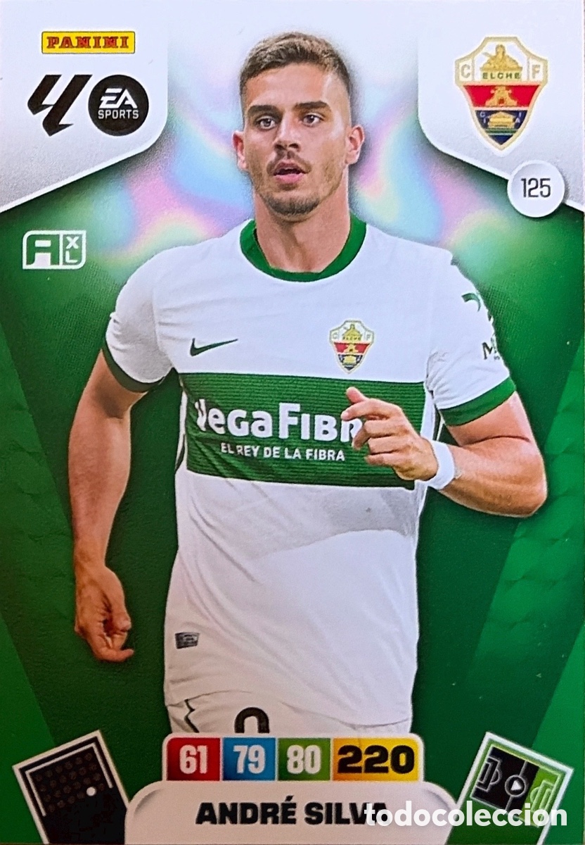 Cartes &agrave; collectionner de Football: 125. - ANDRE SILVA (ELCHE) ADRENALYN XL LIGA 2025/26 (PANINI)