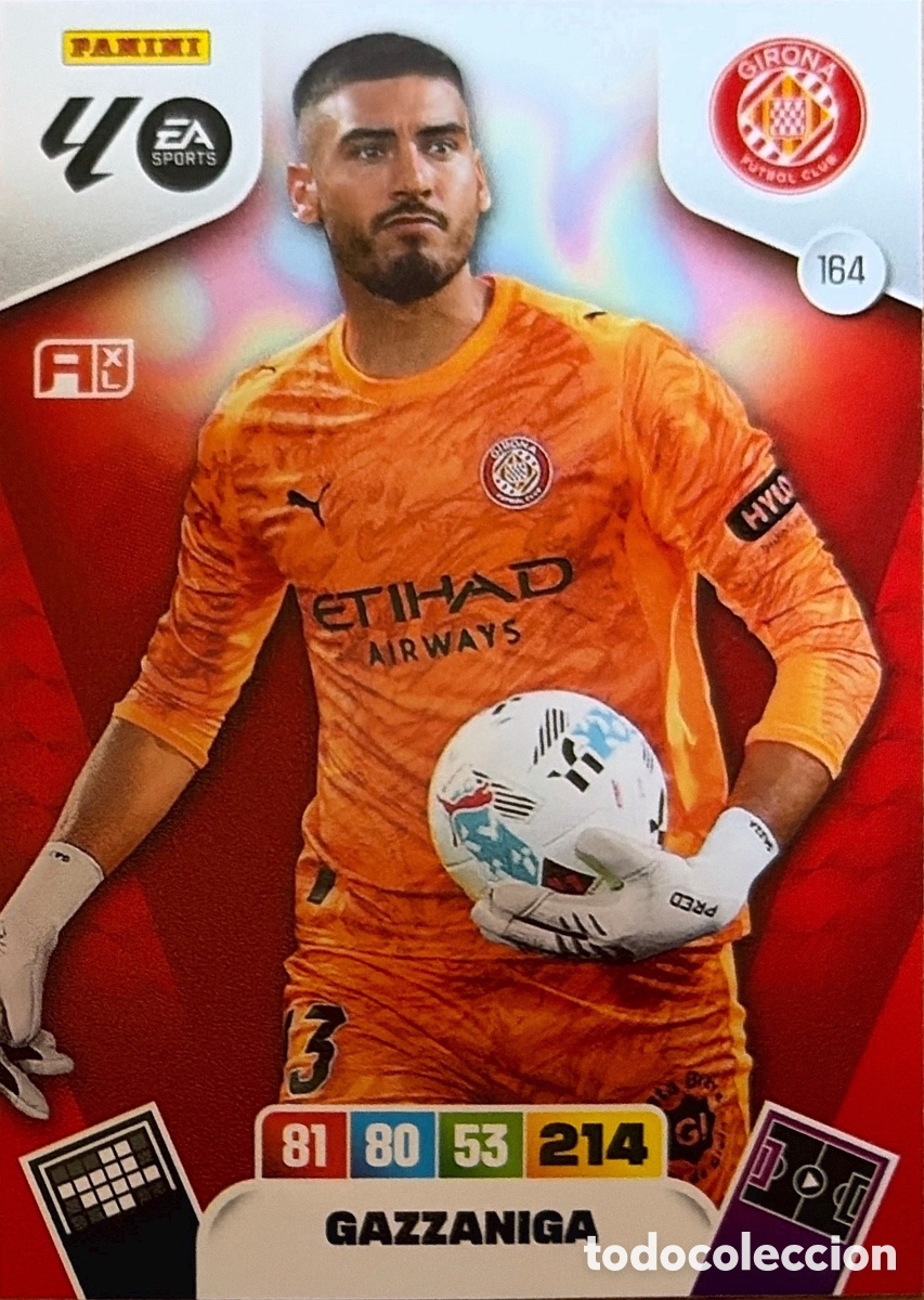 Cartes &agrave; collectionner de Football: 164.- GAZZANIGA (GIRONA) ADRENALYN XL LIGA 2025/26 (PANINI)
