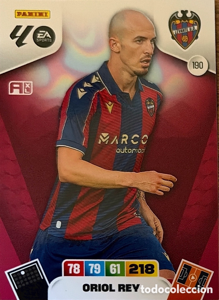 Football Stickers: 190.- ORIOL REY (LEVANTE) ADRENALYN XL LIGA 2025/26 (PANINI)