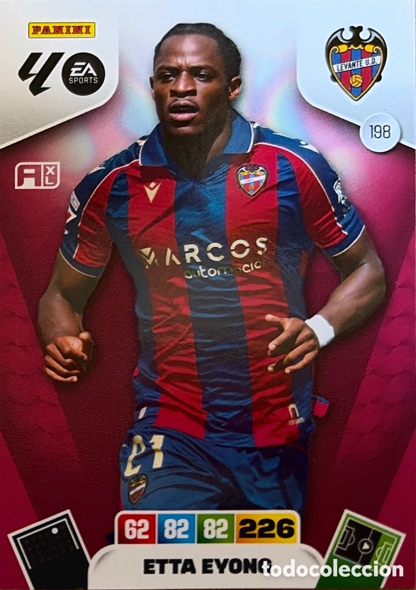 Football Stickers: 198.- ETTA EYONG (LEVANTE) ADRENALYN XL LIGA 2025/26 (PANINI)